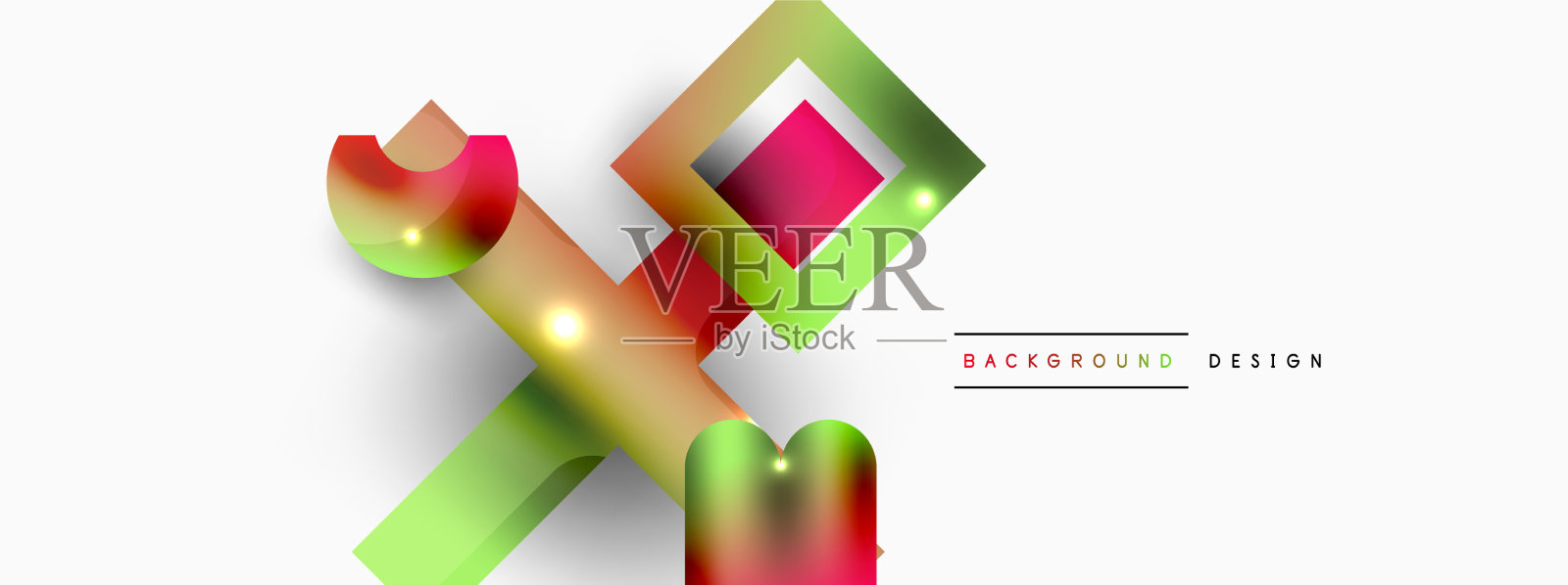 最小几何抽象背景原语插画图片素材