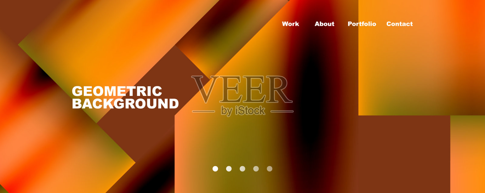 动态线三角形矩形几何插画图片素材