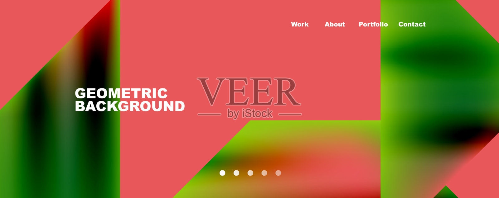 潮流最小几何构成抽象插画图片素材