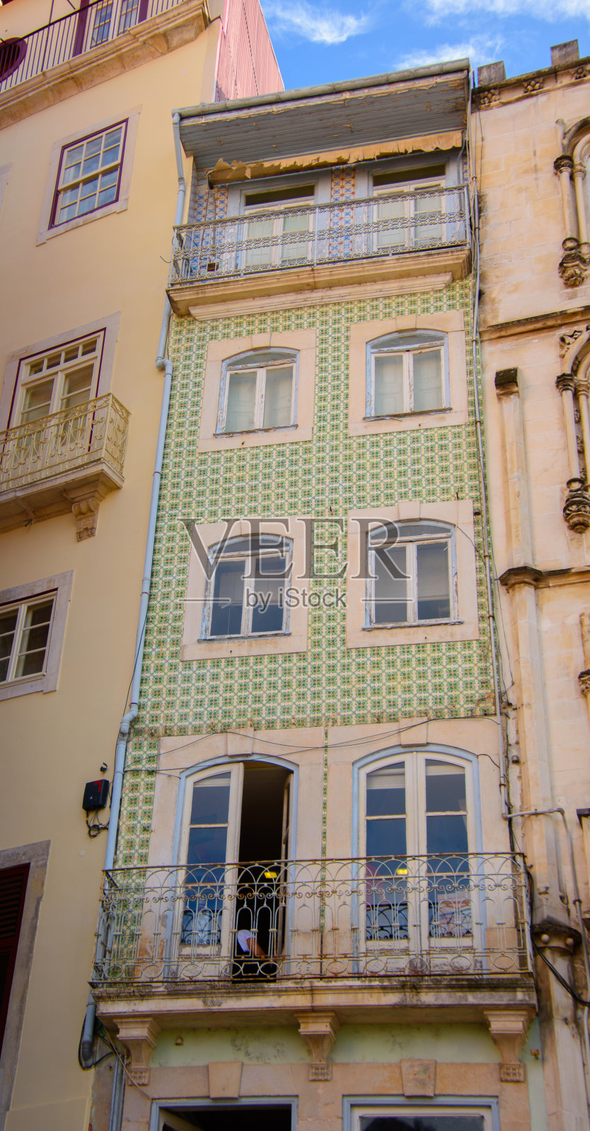 科英布拉的建筑照片摄影图片