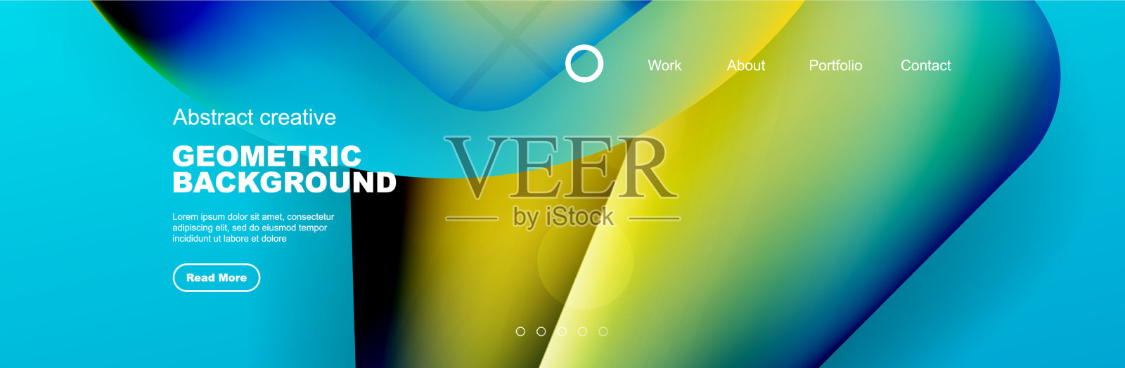 明亮有光泽的重叠几何形状插画图片素材