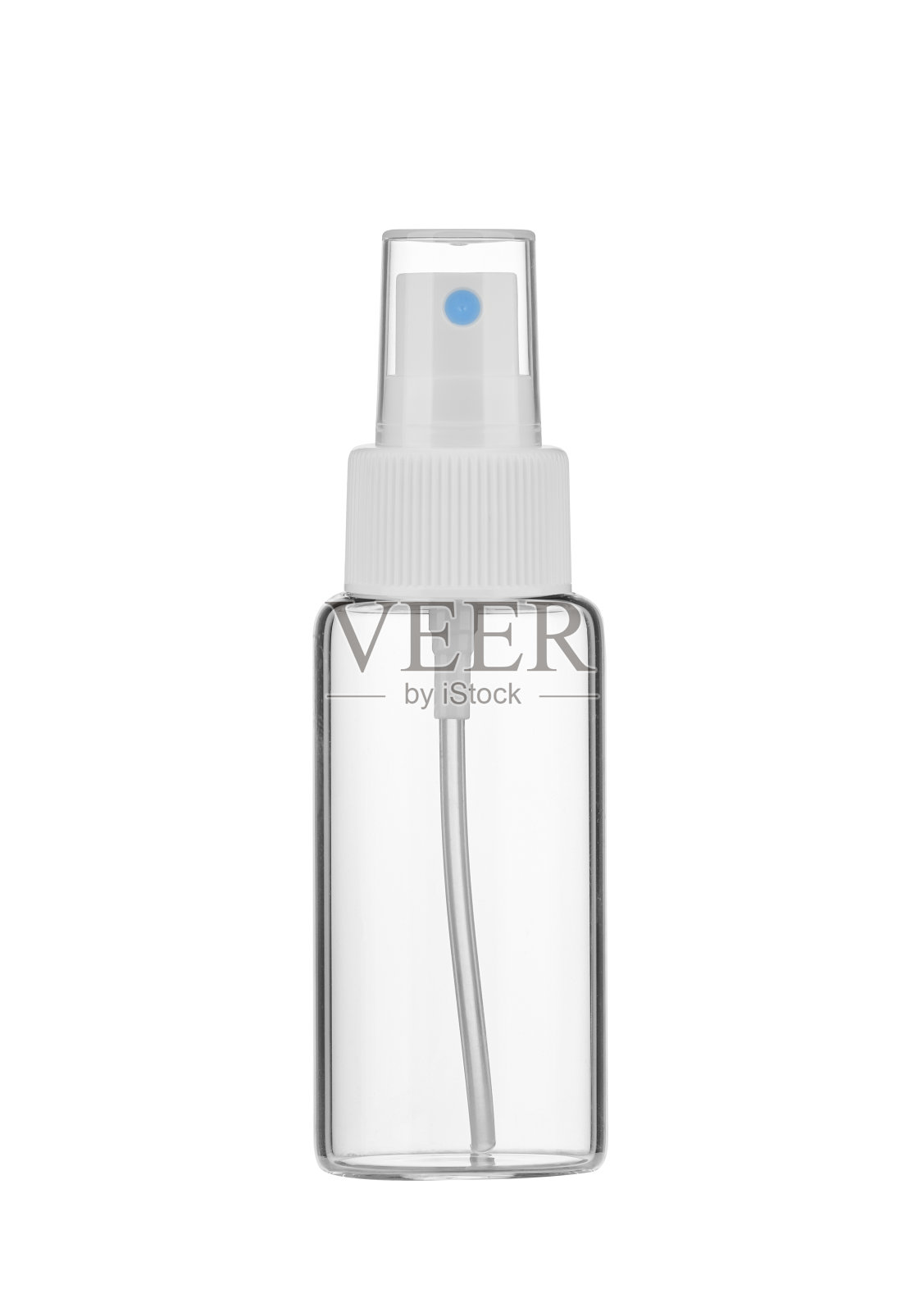 模拟白色塑料瓶和喷雾器容器。照片摄影图片