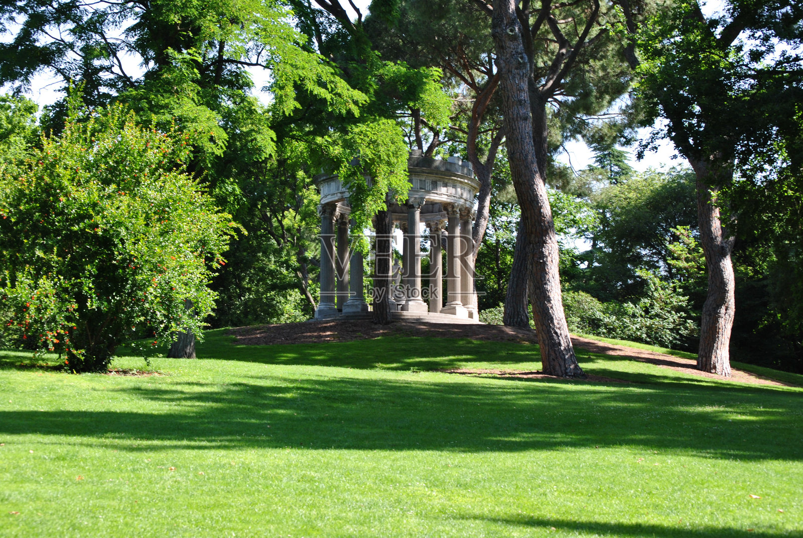 马德里公园照片摄影图片