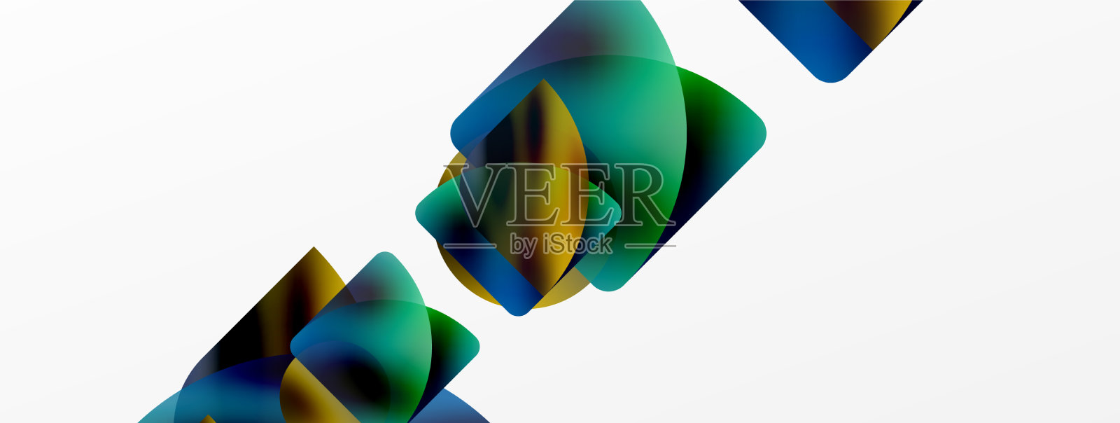 透明效果几何抽象背景插画图片素材