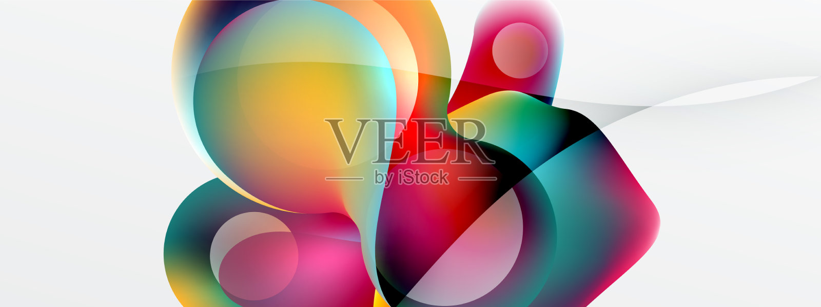 流体抽象背景液体颜色梯度插画图片素材