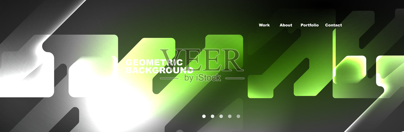 霓虹灯高速发光技术抽象插画图片素材