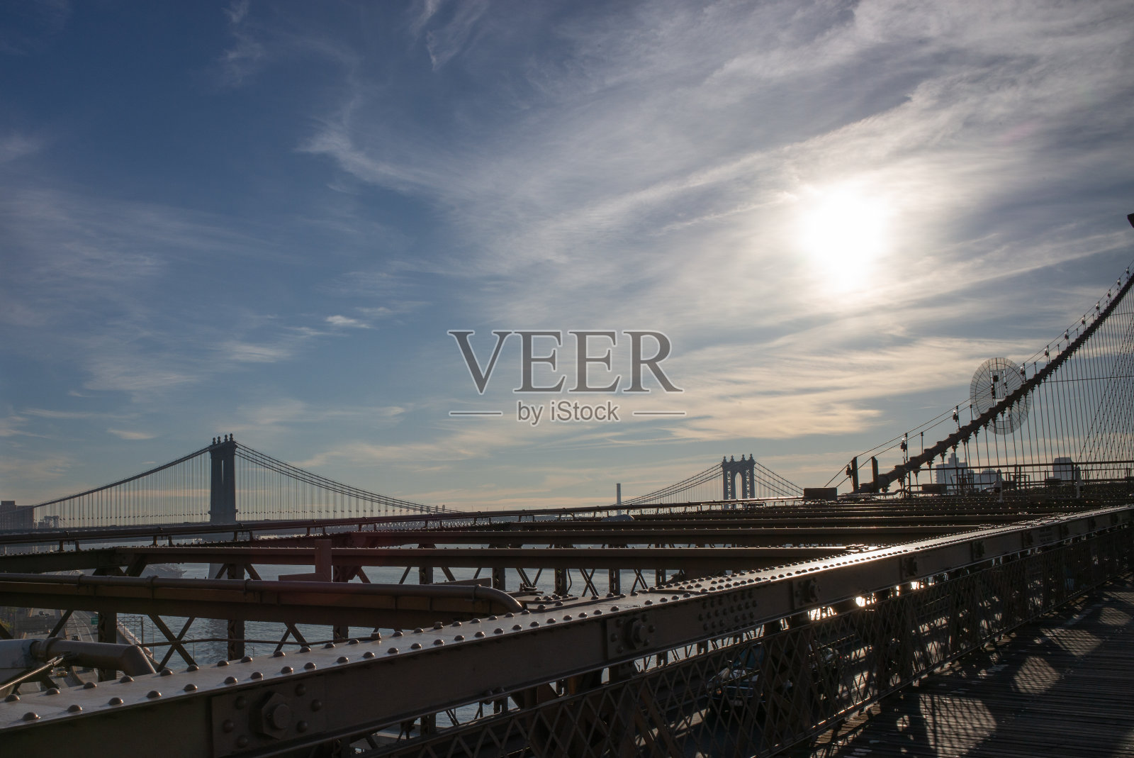 布鲁克林大桥照片摄影图片