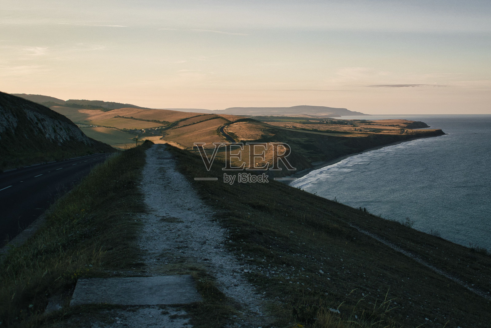 怀特岛西端淡水湾的美丽照片照片摄影图片