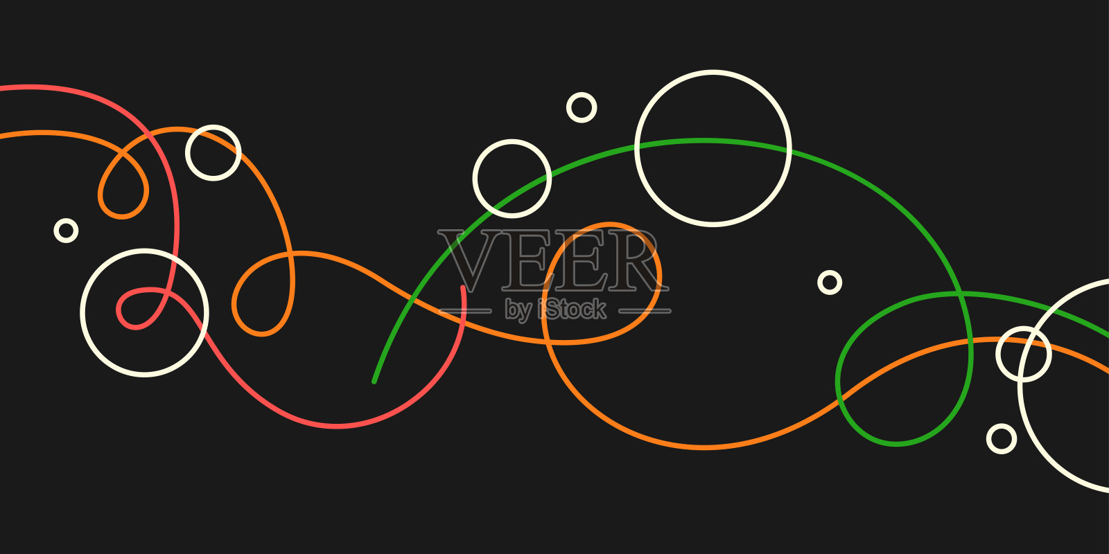 现代背景与抽象元素和动态形状。几何形状的组合。矢量插图。插画图片素材