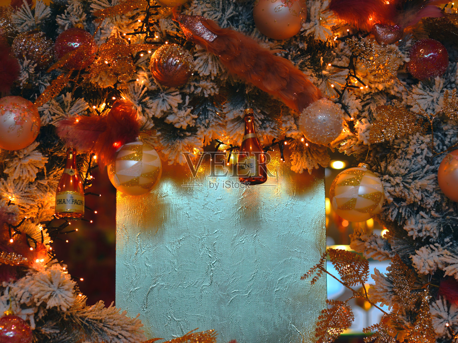 以圣诞作文的形式装饰一个家的圣诞假期照片摄影图片