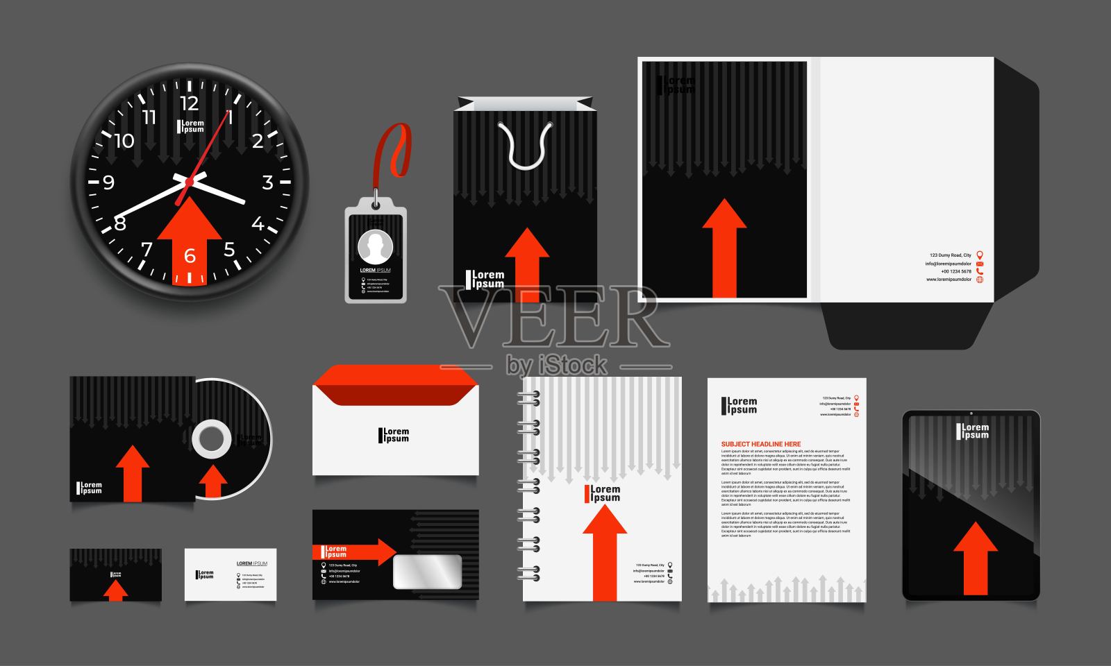 企业品牌标识设计。矢量图设计模板素材