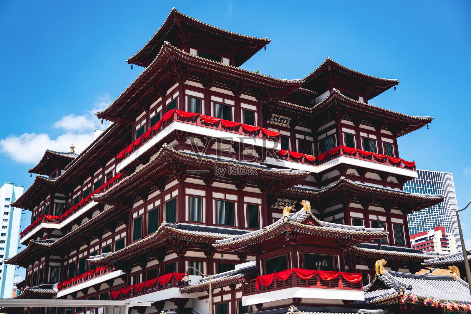 新加坡佛牙寺及佛牙博物馆照片摄影图片