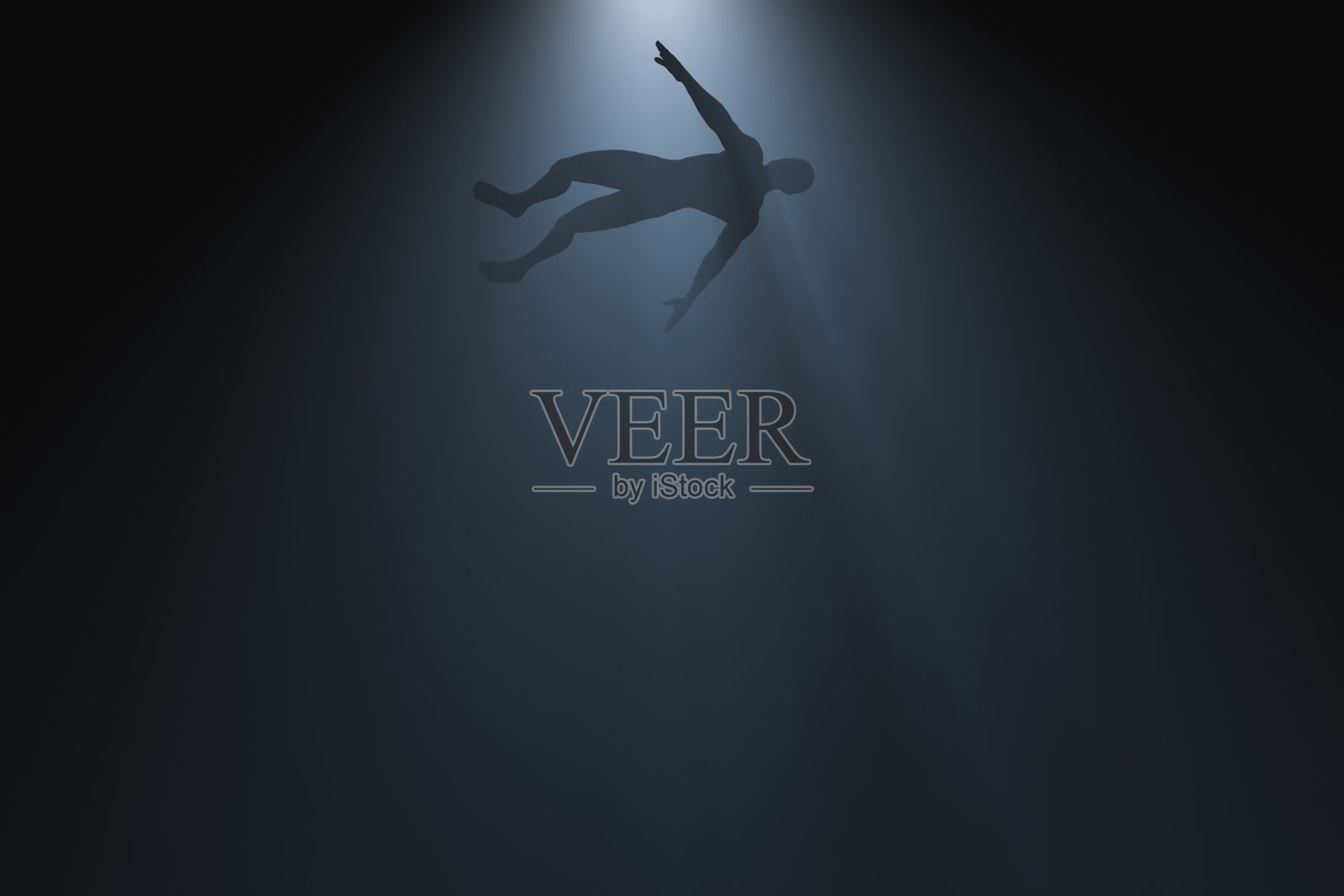 追逐光芒的人体照片摄影图片