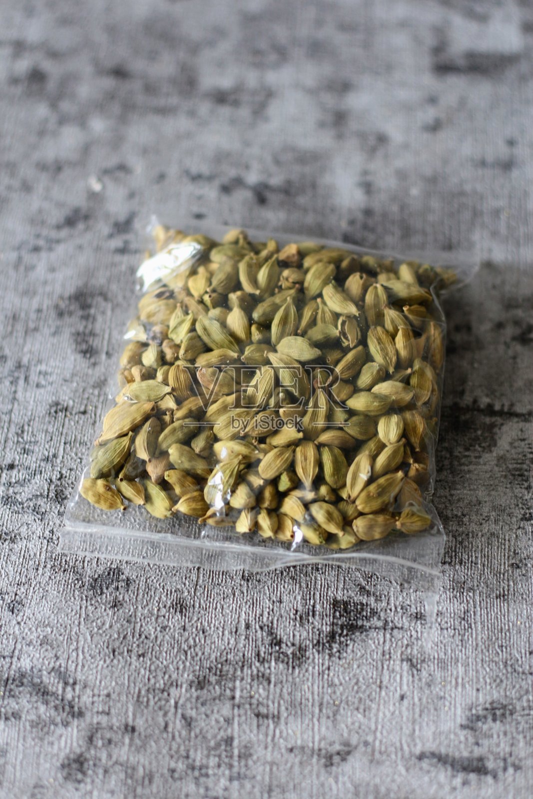 卡普拉加或小豆蔻种子。照片摄影图片