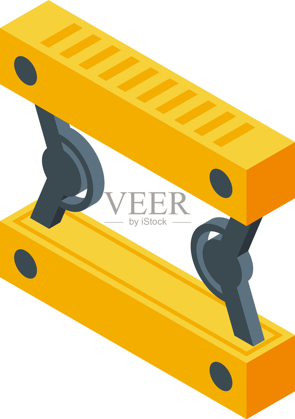 处理espander图标等距健身房健康插画图片素材