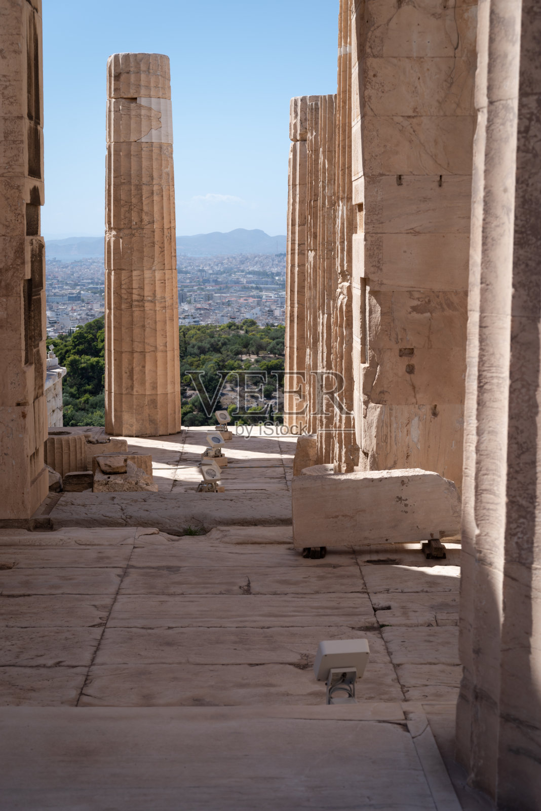 雅典市景照片摄影图片