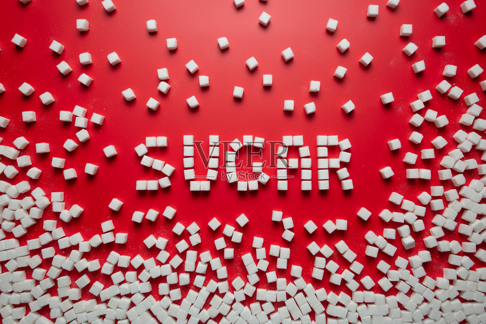 停止吃糖的概念照片摄影图片