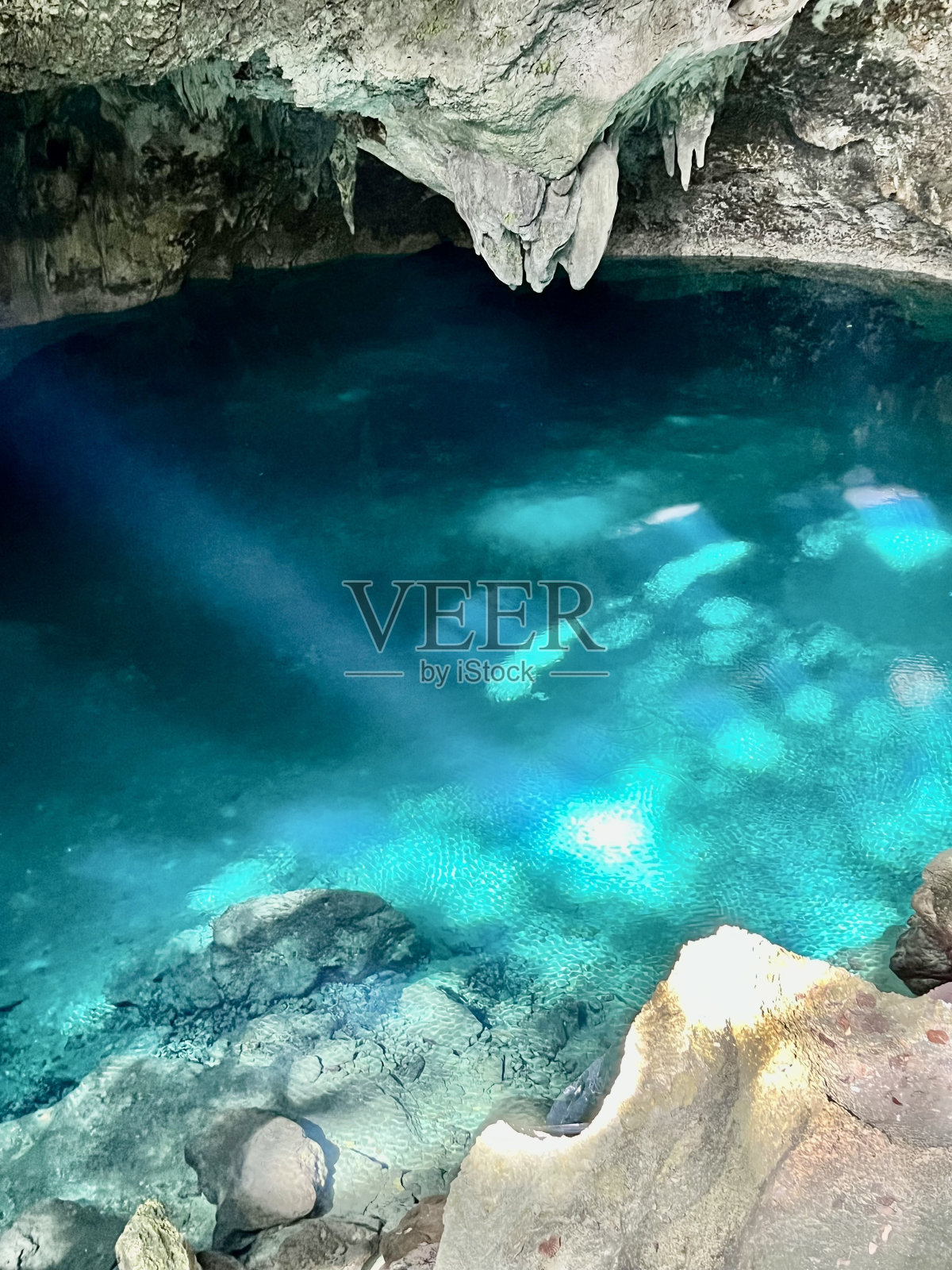 三眼洞穴多米尼加共和国照片摄影图片