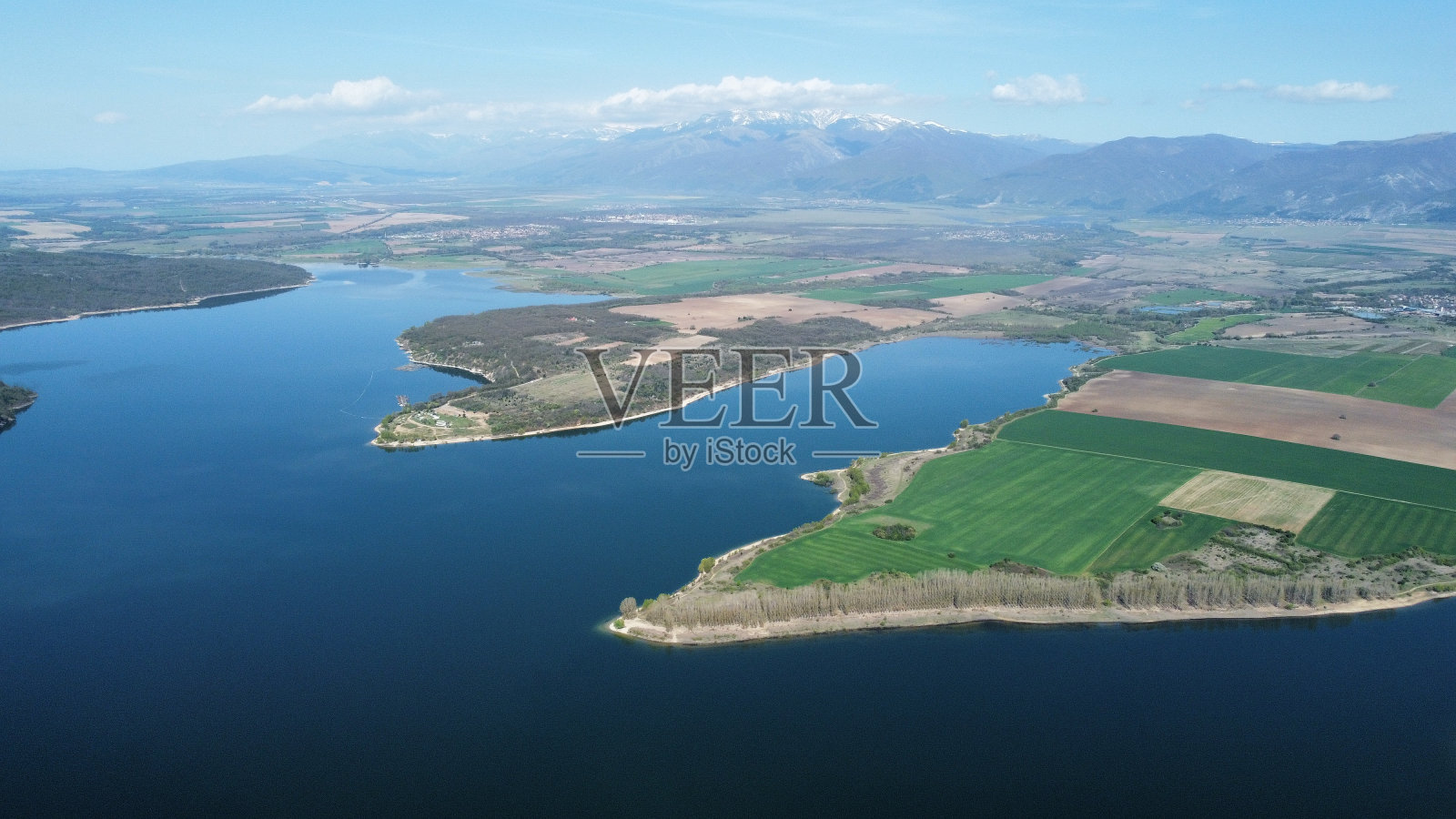 大坝的鸟瞰图照片摄影图片