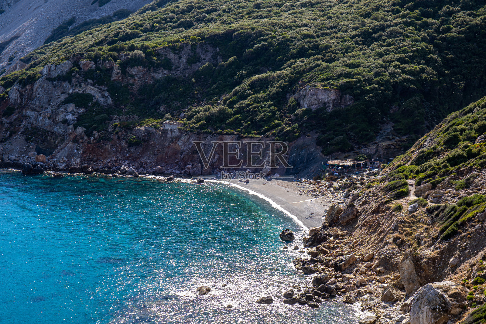 希腊斯基亚索斯岛的美丽景点照片摄影图片