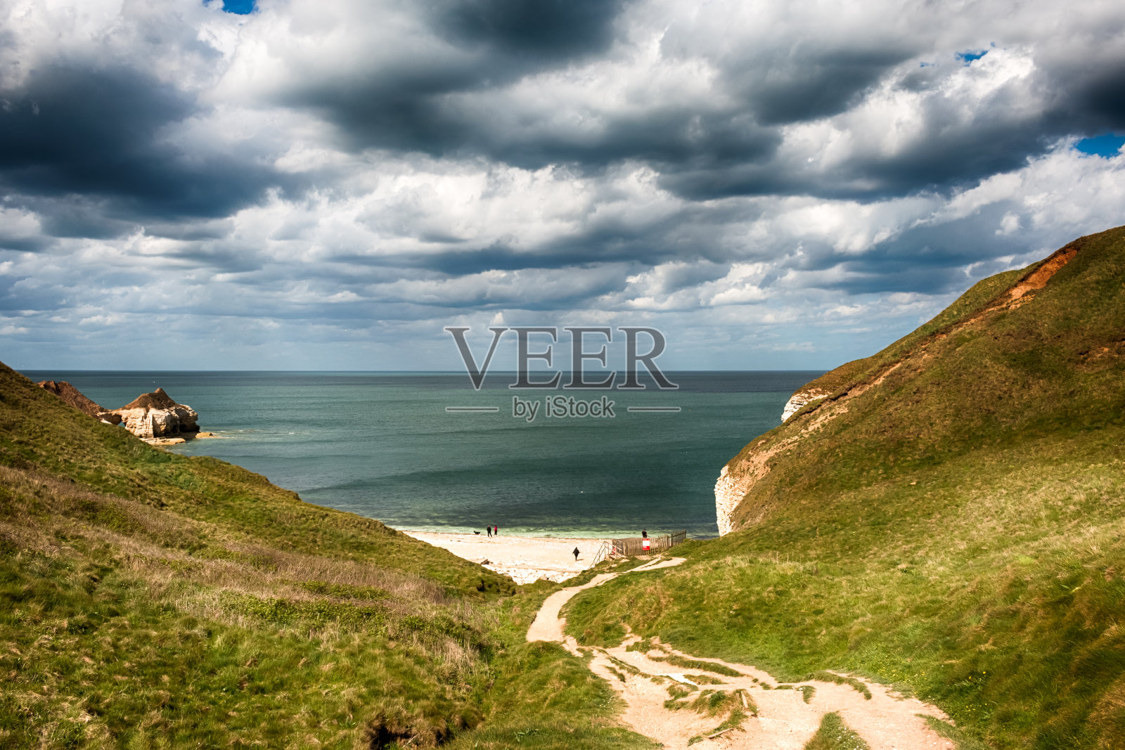 桑威克湾照片摄影图片