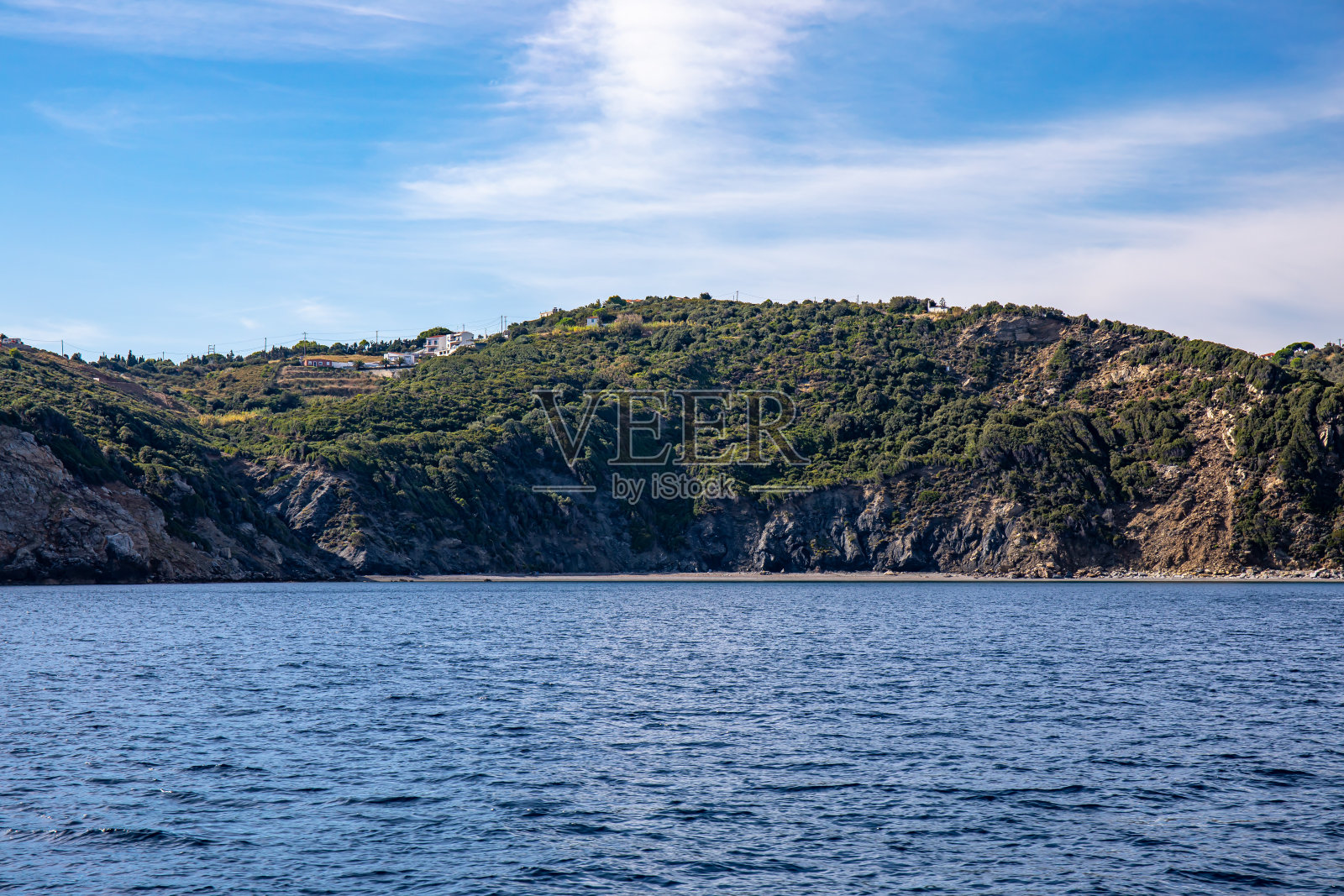 希腊斯基亚索斯岛的美丽景点照片摄影图片