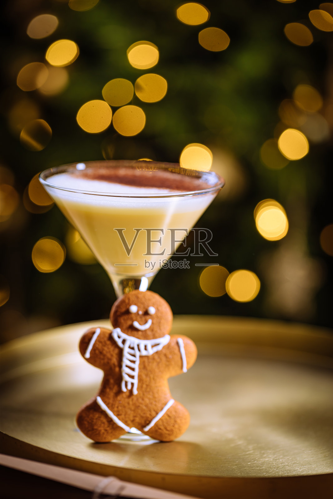 节日装饰鸡尾酒照片摄影图片