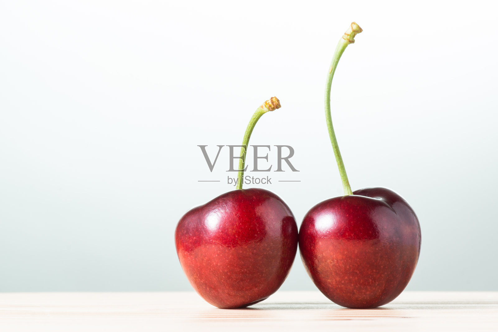 两个樱桃照片摄影图片