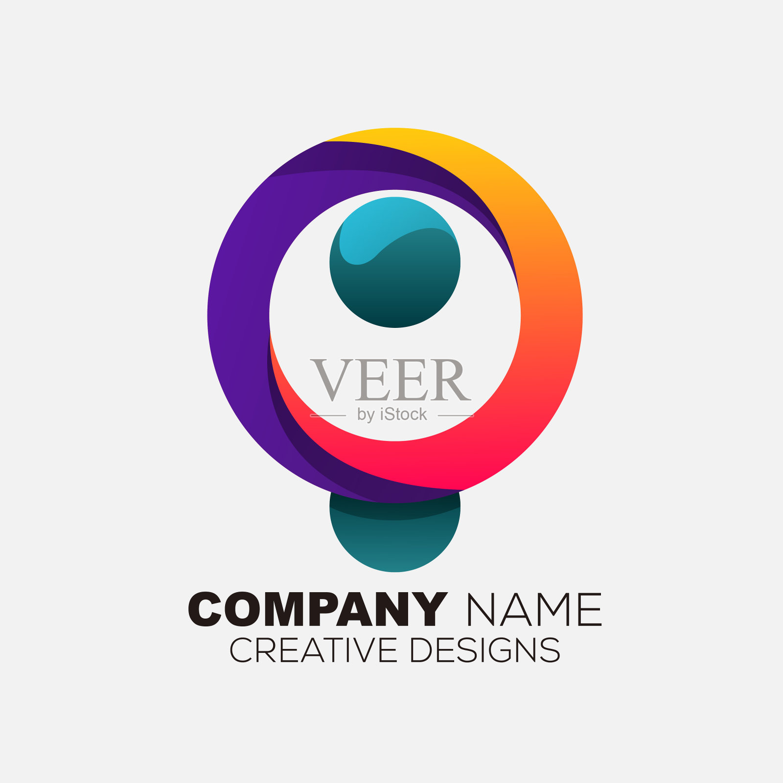 人们设计色彩缤纷的渐变插画图片素材