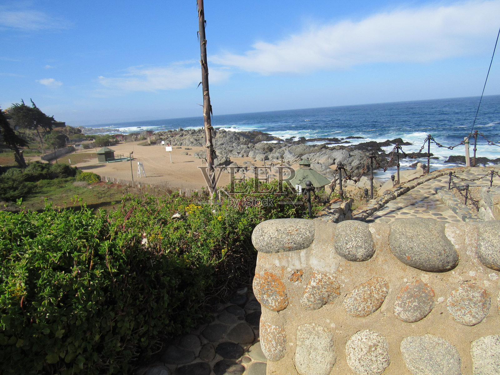 Isla Negra海滩，智利照片摄影图片