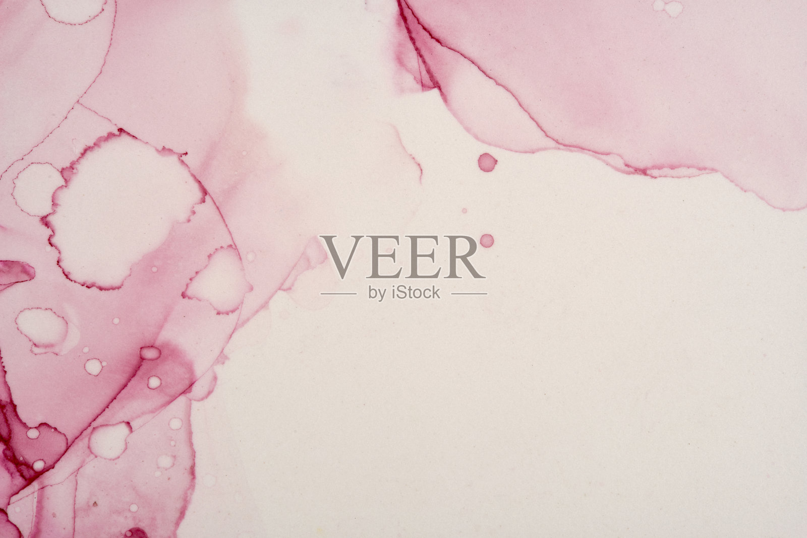 部分彩色酒精水墨画。照片摄影图片