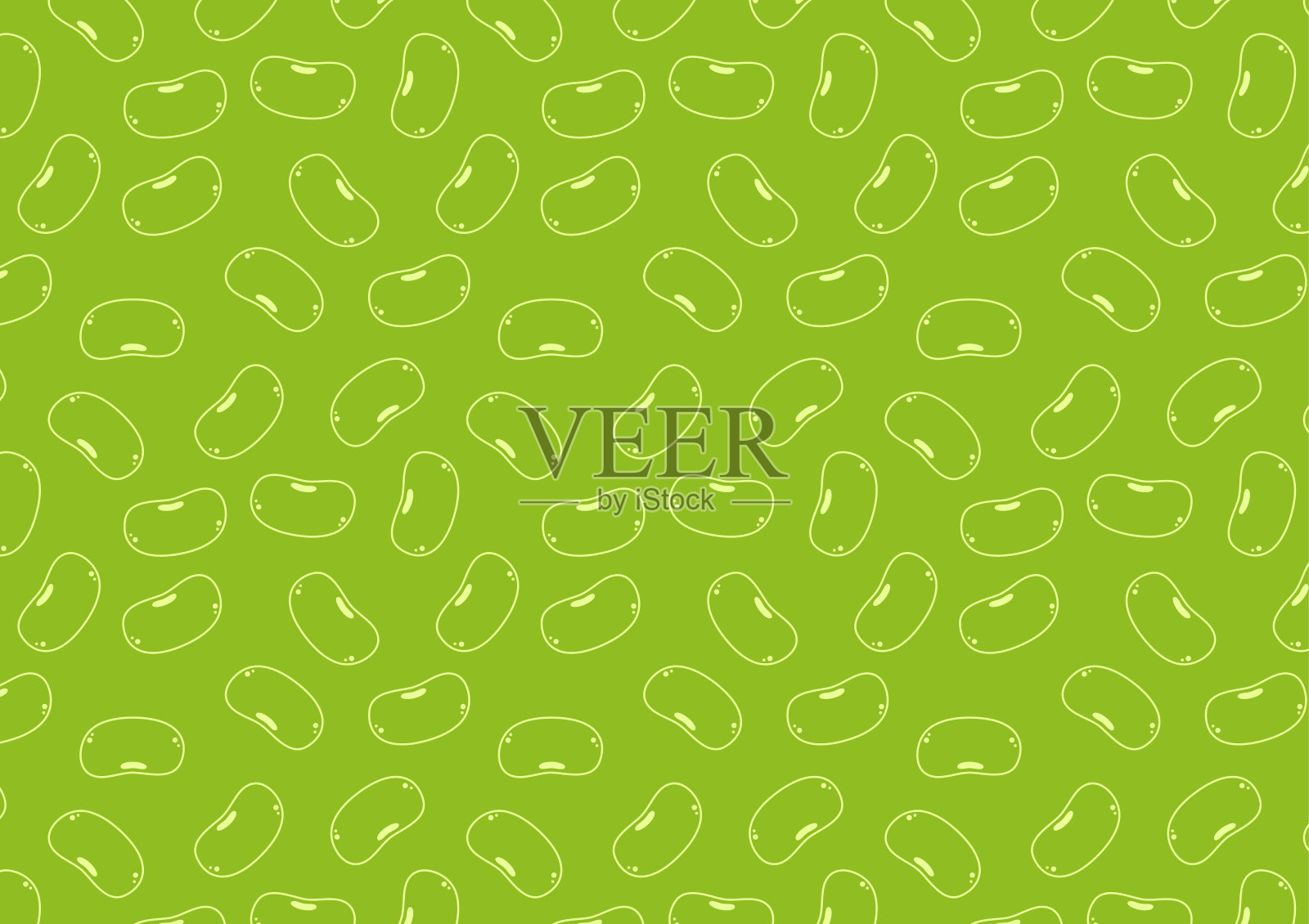 绿豆向量。绿豆图案壁纸。插画图片素材