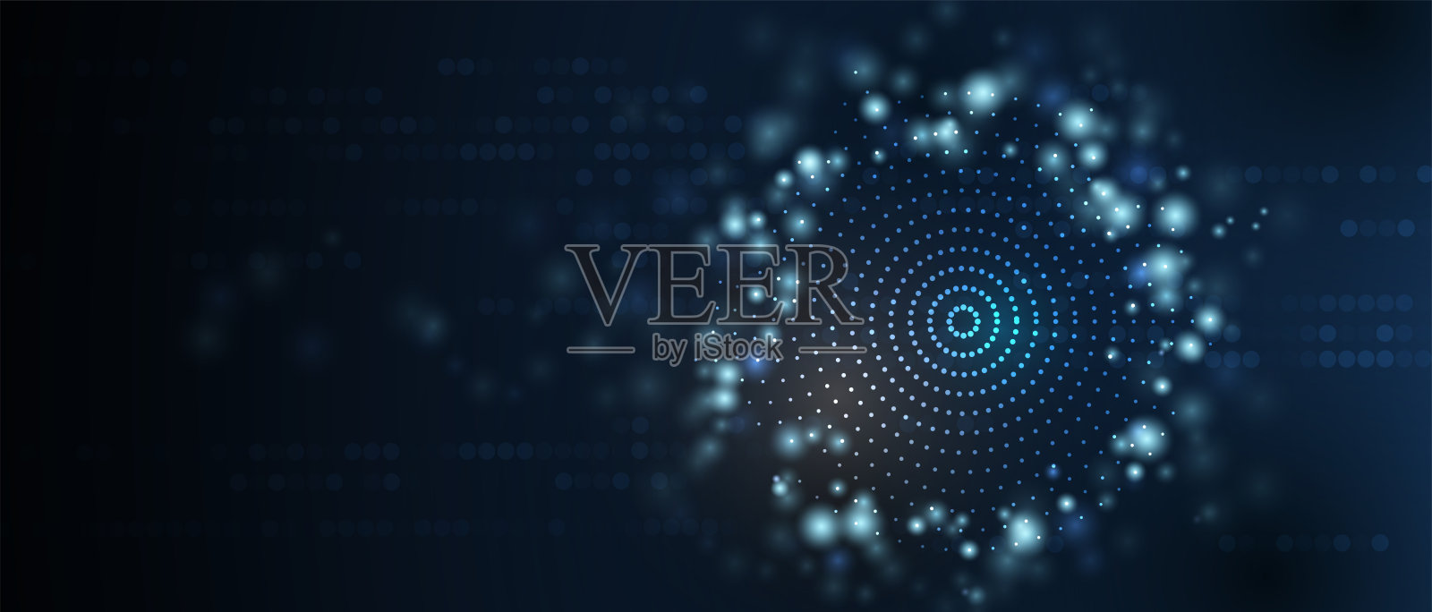 技术数据背景，全球业务解决方案的想法插画图片素材