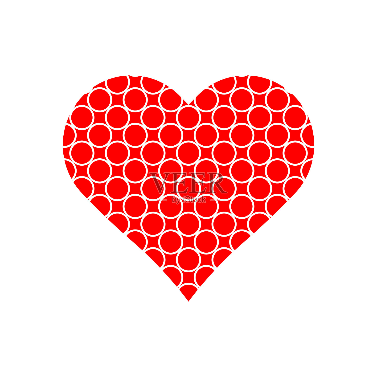 爱心图标说明矢量。插画图片素材