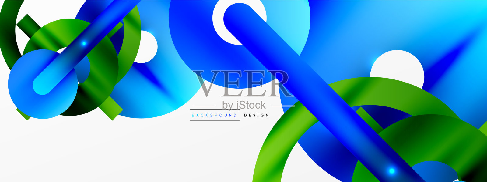 圆形构图抽象背景新潮插画图片素材