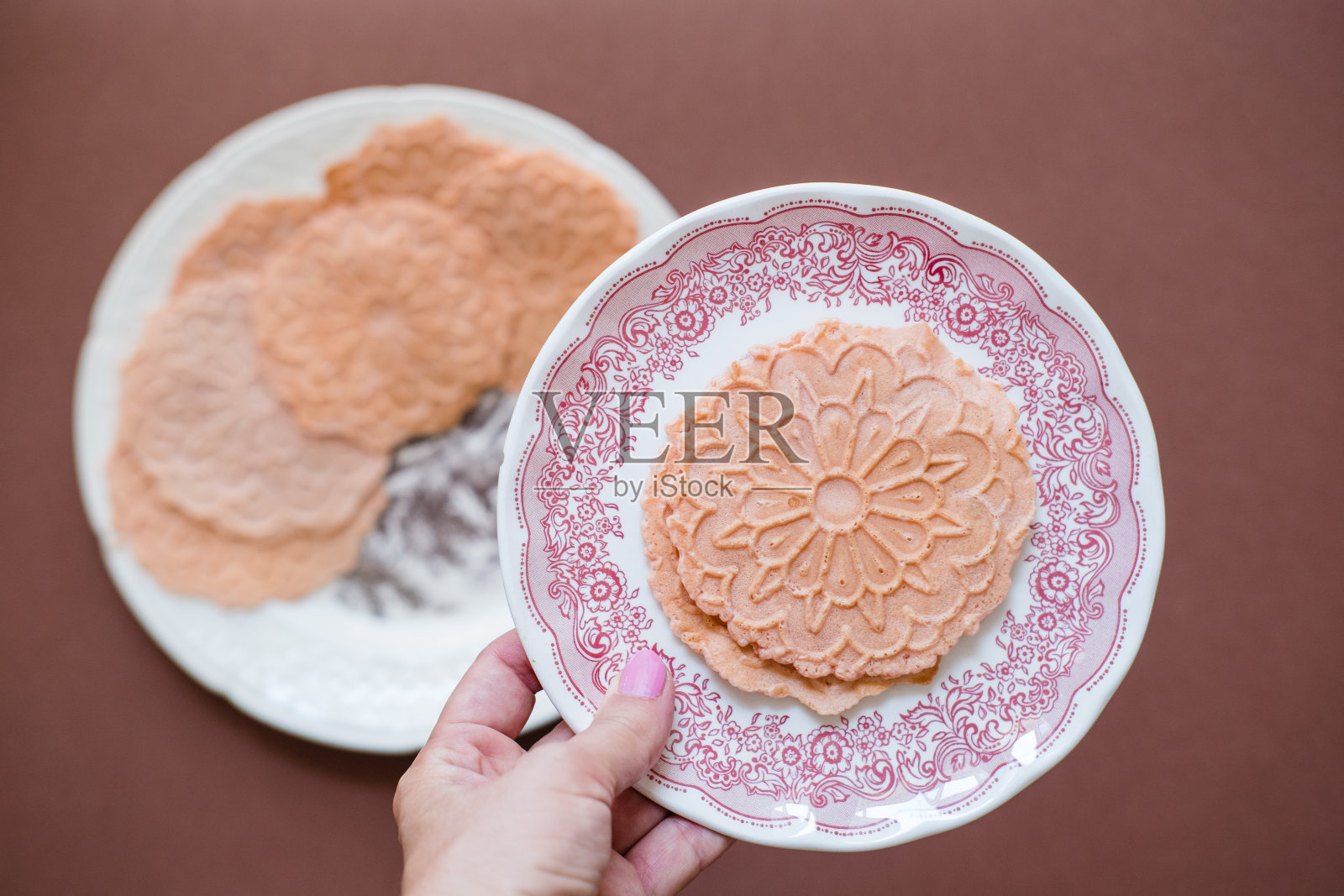 披萨曲奇照片摄影图片