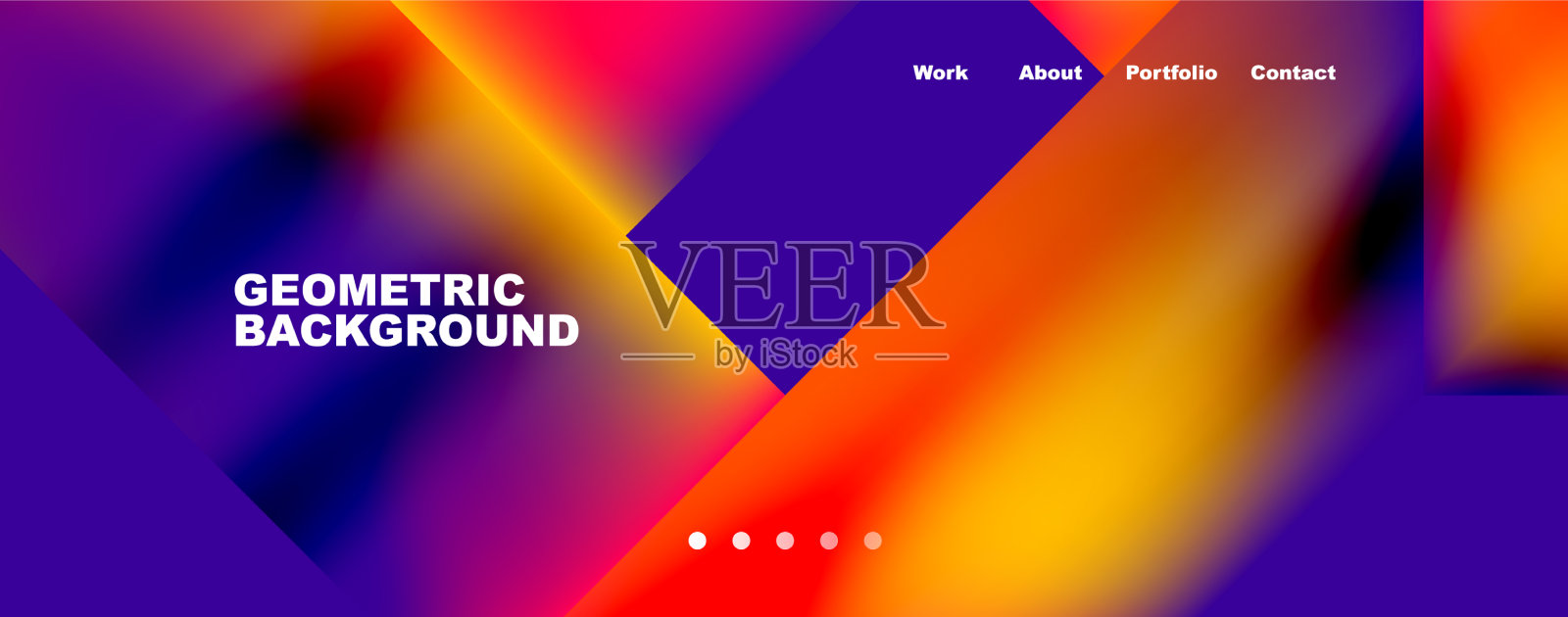 动态线三角形矩形几何插画图片素材