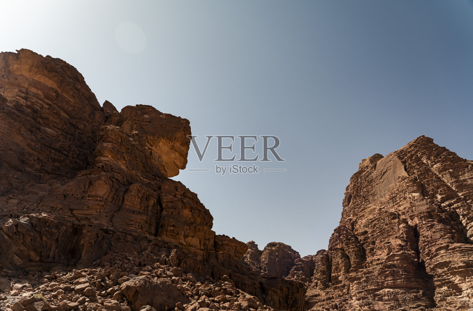 约旦瓦迪拉姆沙漠景观照片摄影图片