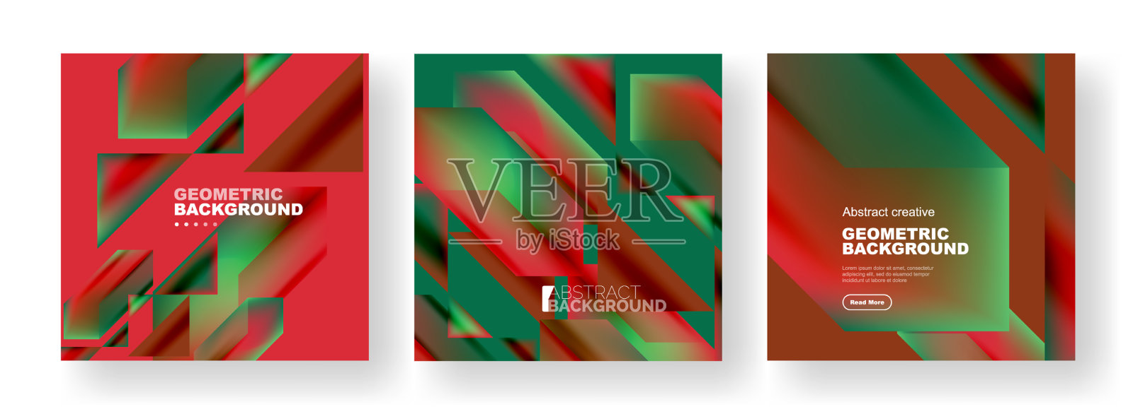 集合抽象背景重叠几何插画图片素材