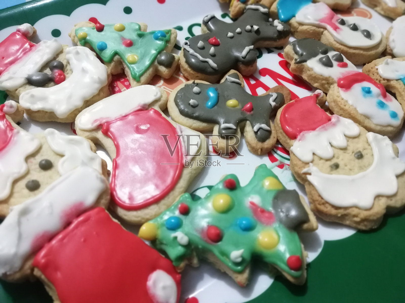 自制圣诞饼干照片摄影图片