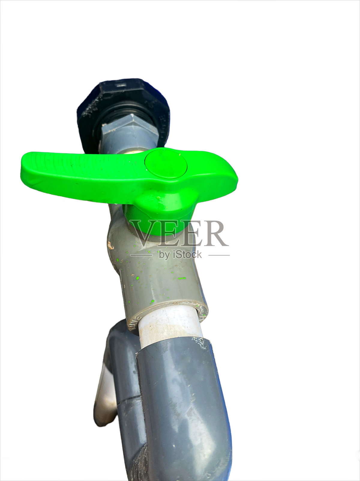 美丽的白色背景水管软管照片摄影图片