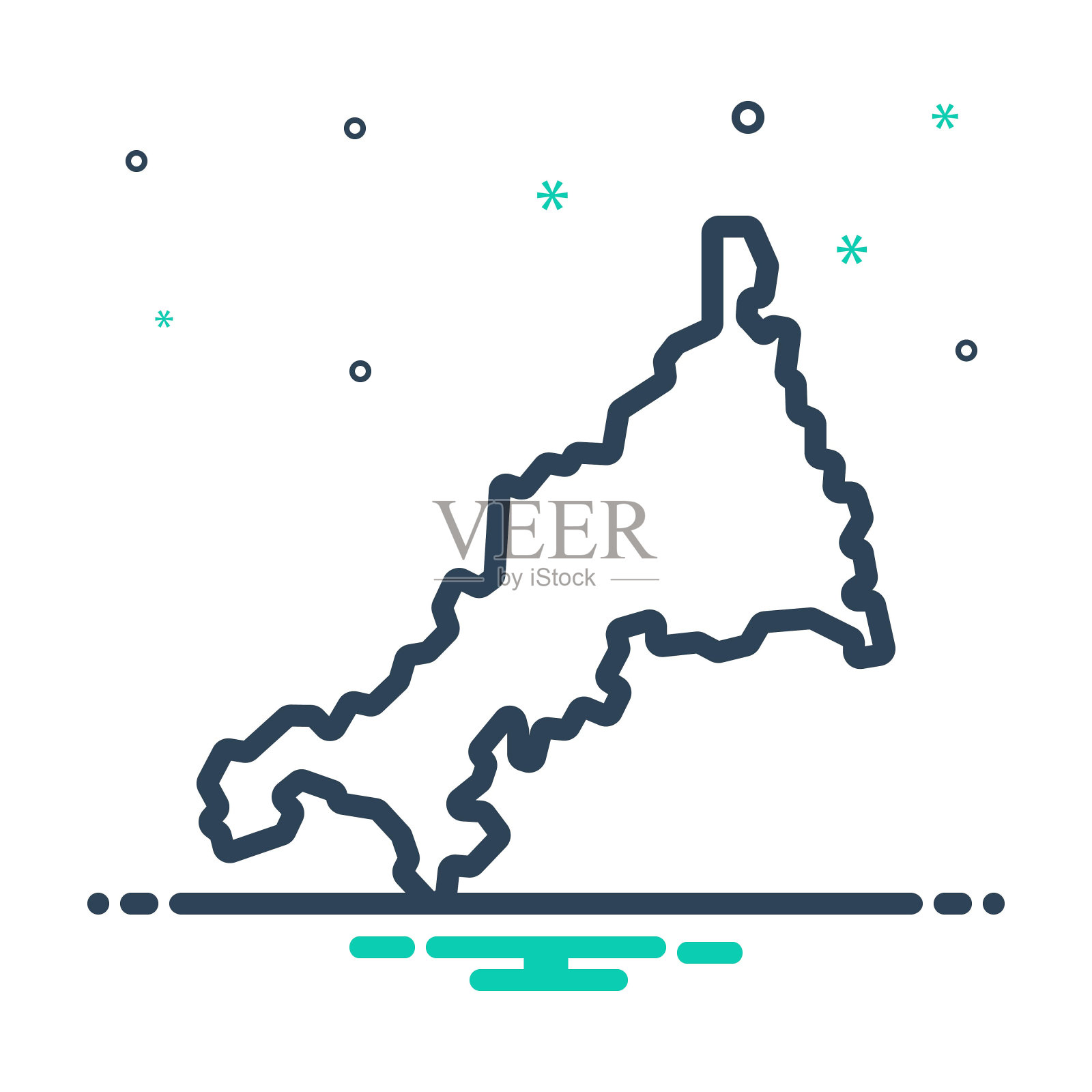 英国康沃尔郡插画图片素材