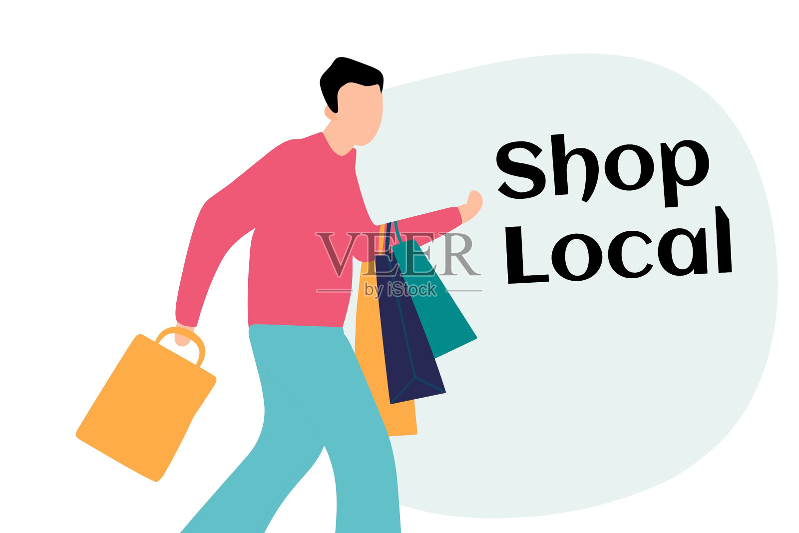 当地商店插画图片素材