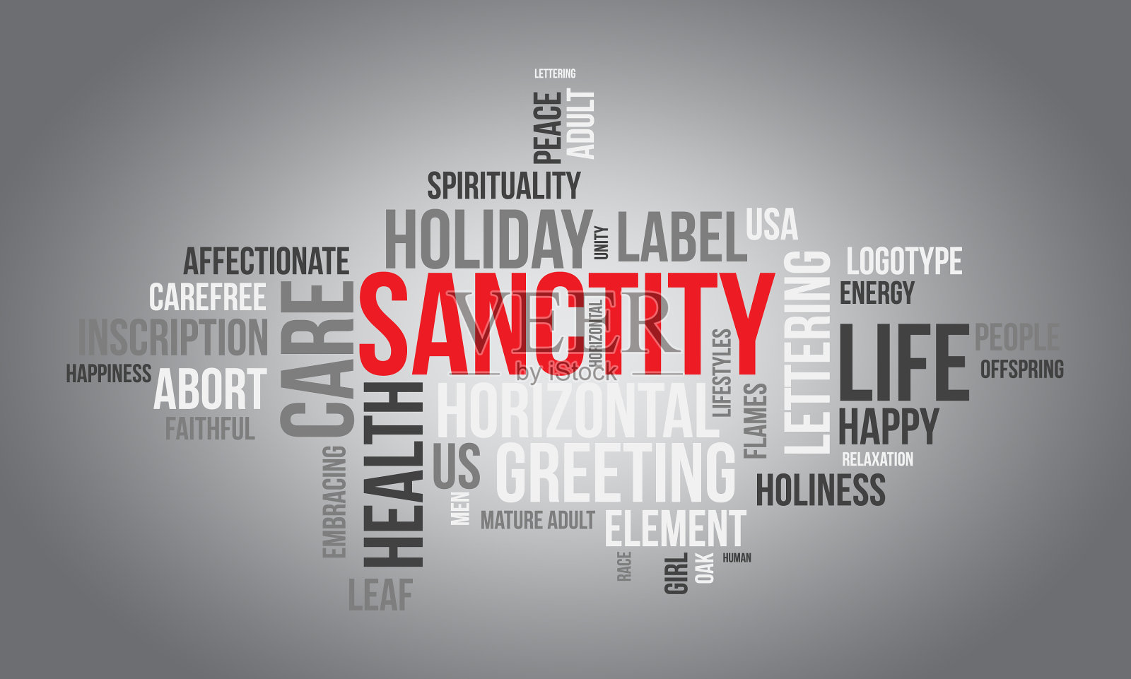 圣洁的世界云背景欣赏插画图片素材