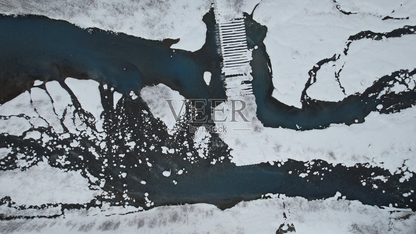 Furano和Biei在冬季照片摄影图片