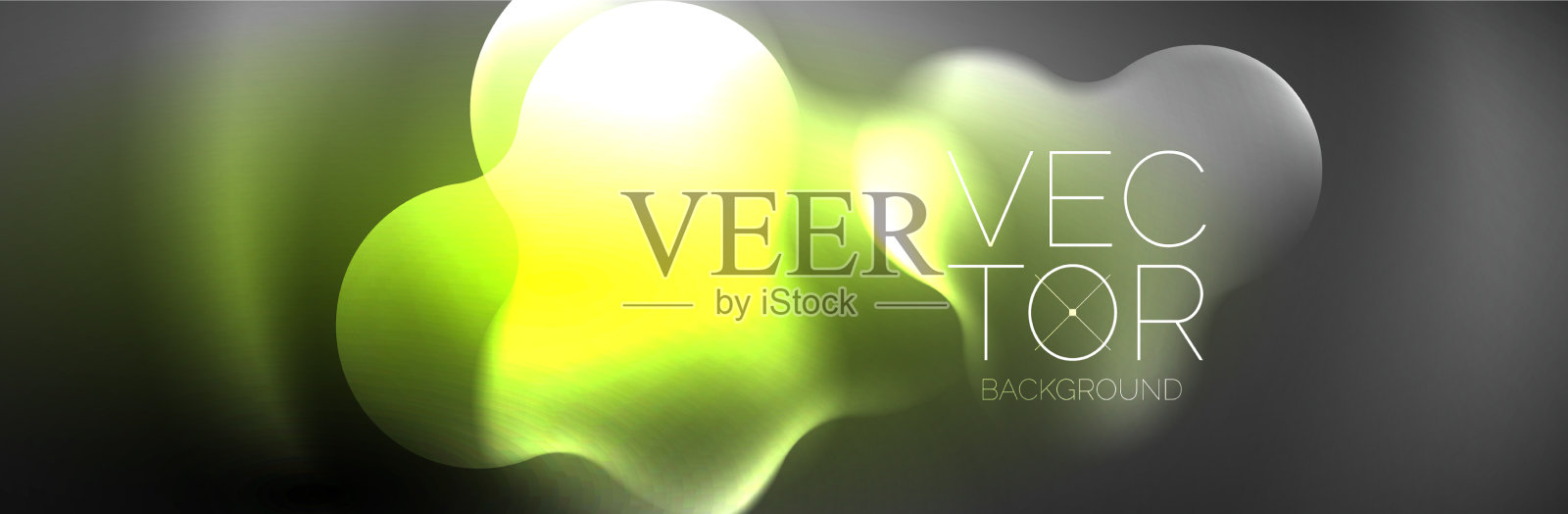 神奇的霓虹灯发光抽象背景插画图片素材