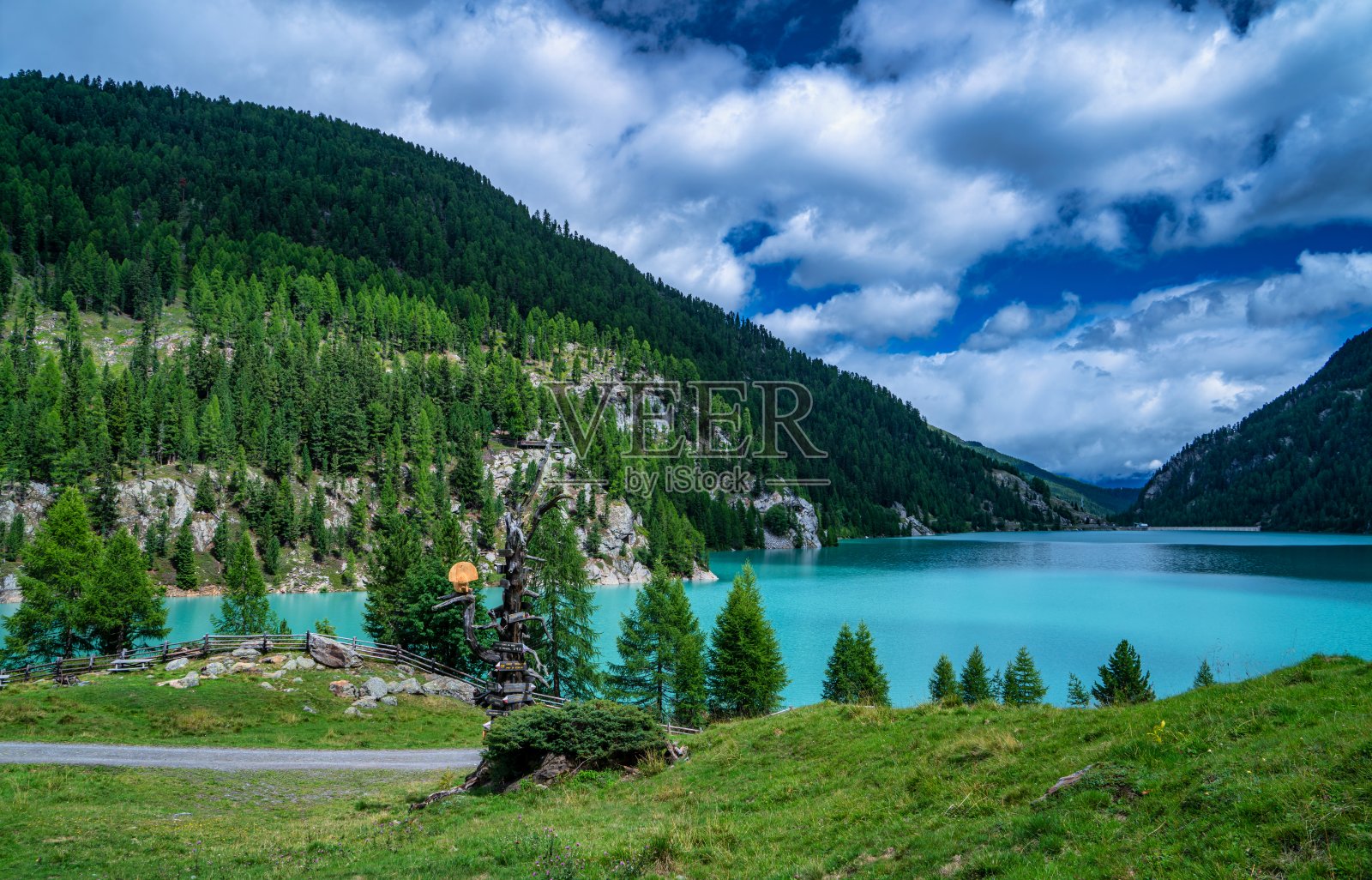 祖弗里特湖南蒂罗尔照片摄影图片