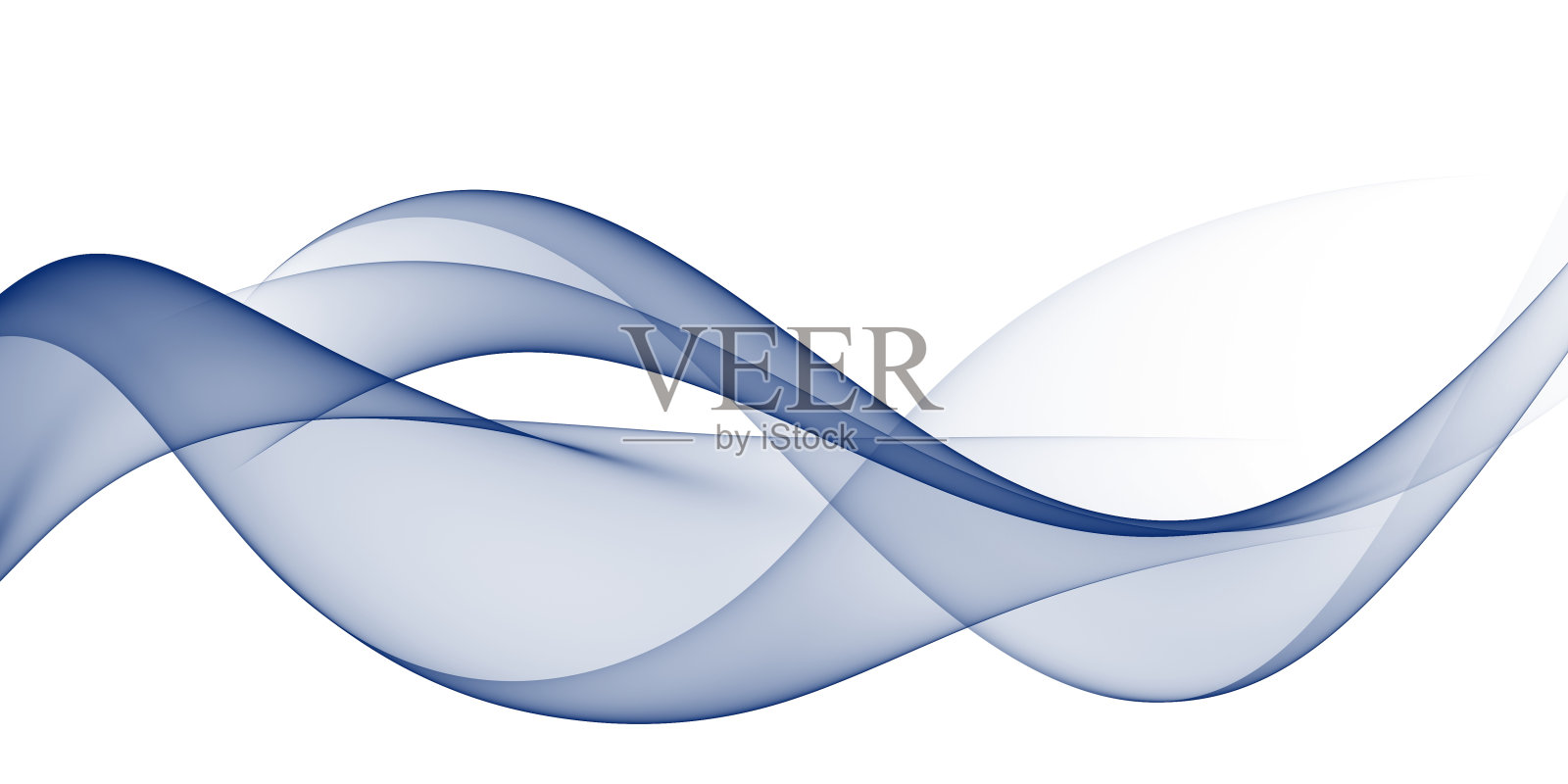 蓝色抽象波浪设计元素照片摄影图片