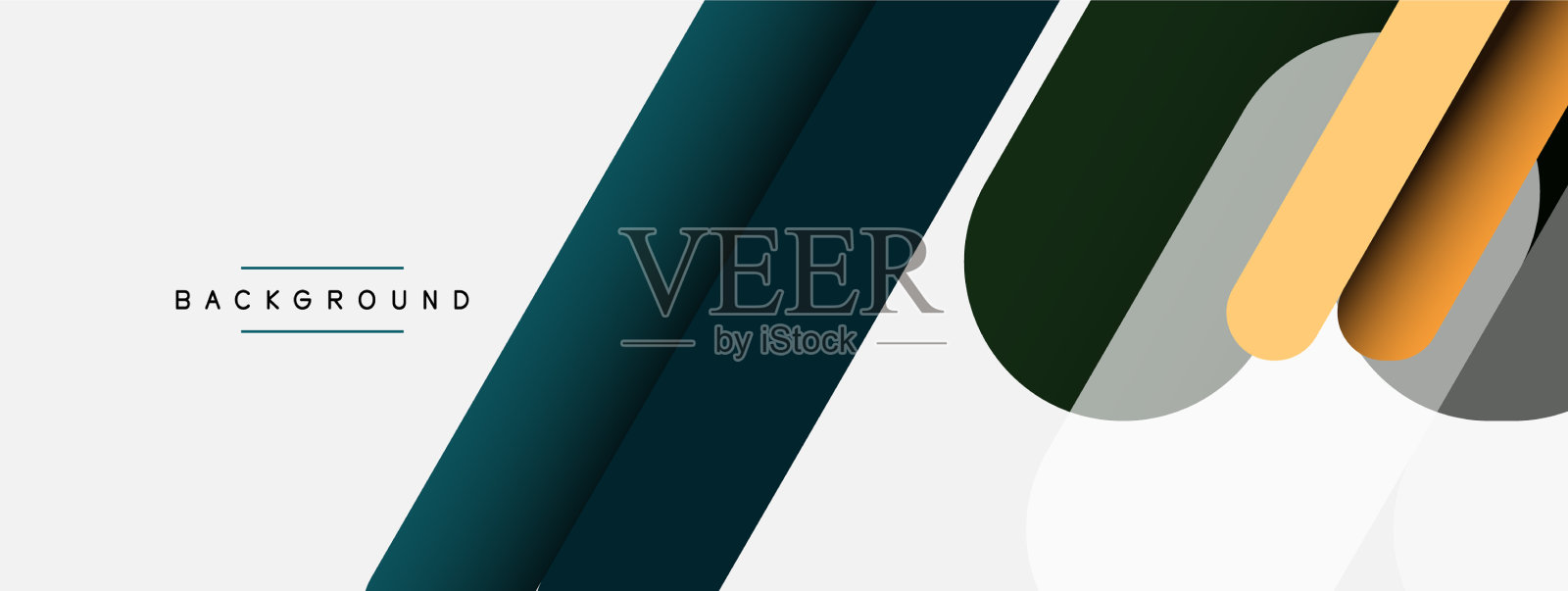 抽象的背景圆形形状的线条插画图片素材