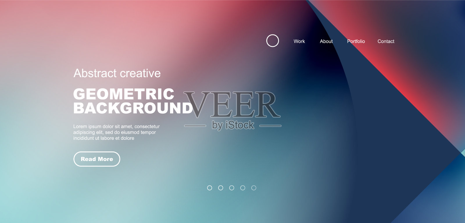 圆形、圆形和线条与流体插画图片素材